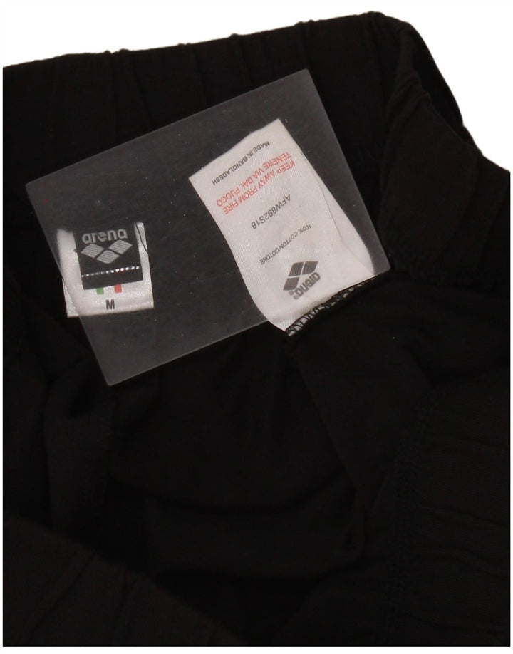 Arena Womens Sport Shorts UK 14 Medium  Black Cotton