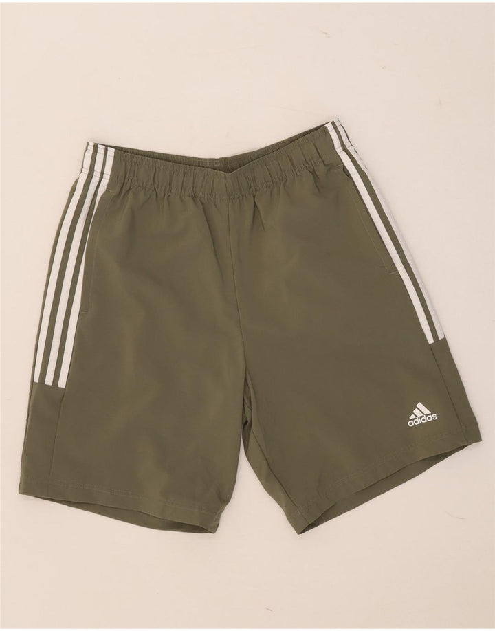 Adidas Mens Sport Shorts Medium Khaki Polyester