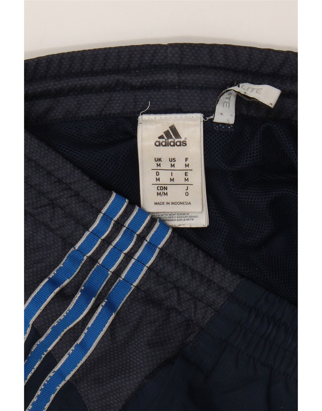 Adidas Mens Climalite Sport Shorts Medium  Navy Blue Polyester
