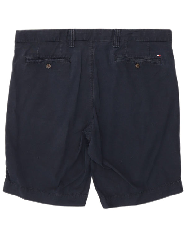 Tommy Hilfiger Mens Chino Shorts W42 2XL Navy Blue Cotton