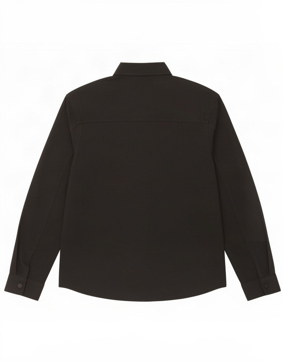 Zara Mens Overshirt Shirt Small Black Polyester