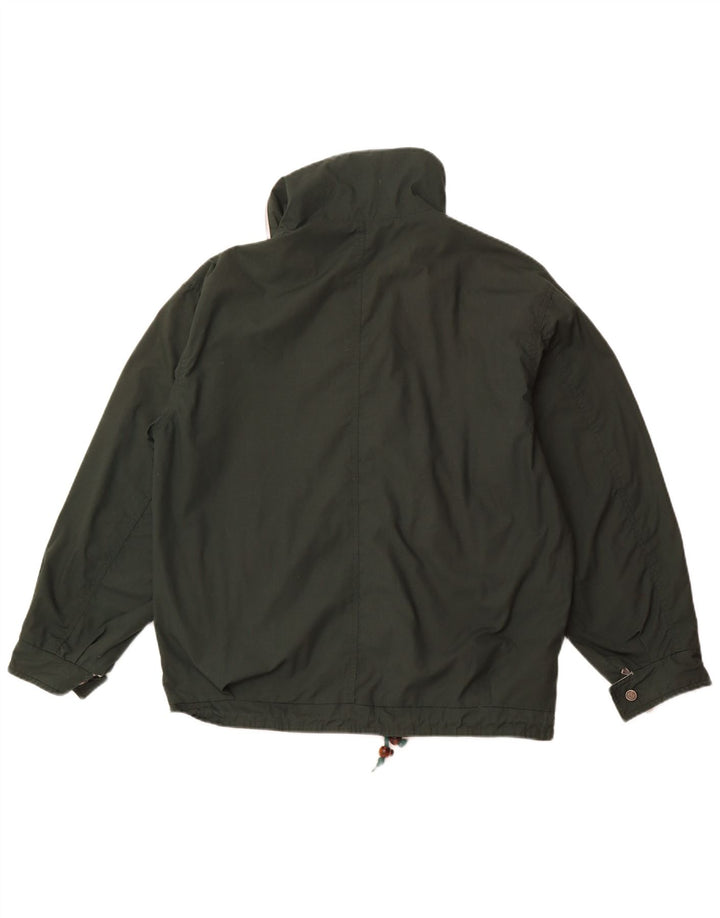 Starring Mens Loose Fit Hooded Reversible Jacket UK 38 Medium Beige Cotton