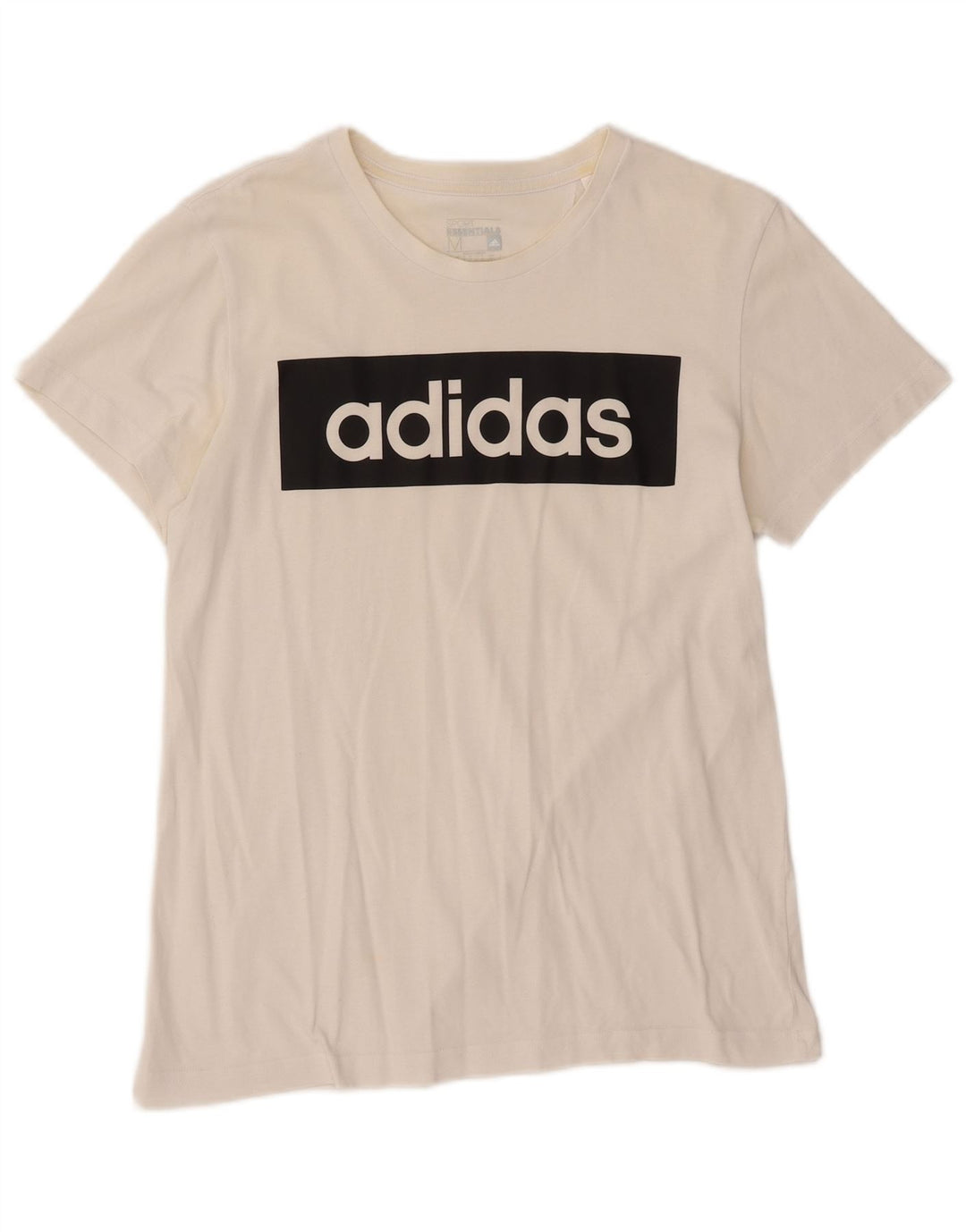 ADIDAS Mens Climalite Graphic T-Shirt Top Medium White