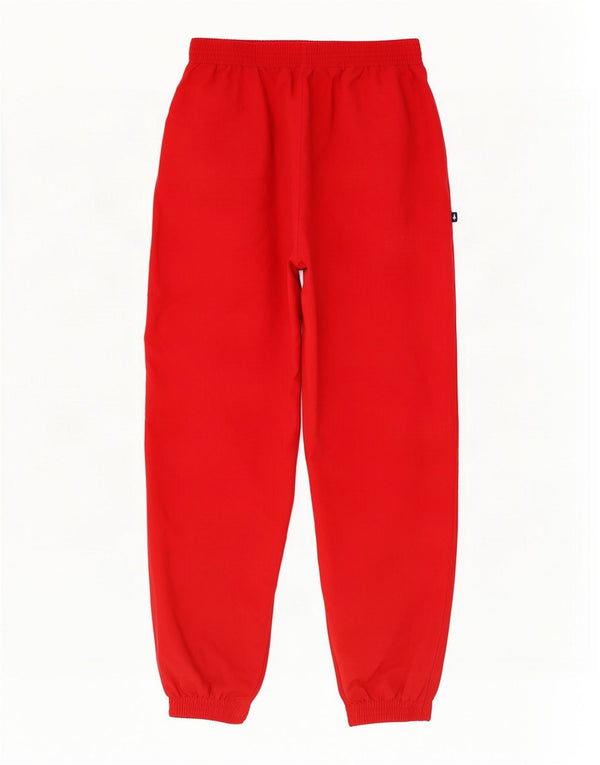 Adidas Mens Tracksuit Trousers Joggers Large Red Polyester