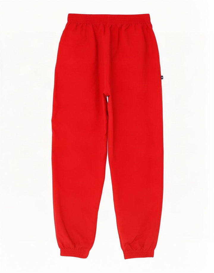 Adidas Mens Tracksuit Trousers Joggers Large Red Polyester