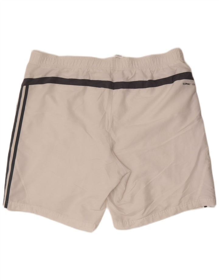 Adidas Mens Climacool Sport Shorts 2XL  White Polyester