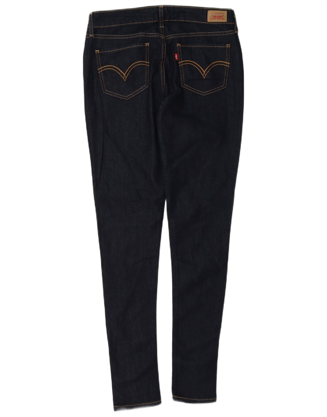 Levi's Womens 535 Legging Jeans W30 L32 Navy Blue Cotton