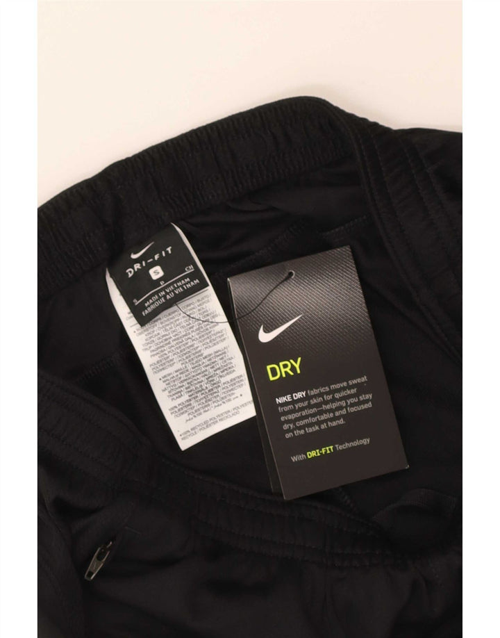 Nike Mens Dri Fit Tracksuit Trousers Small Black Polyester