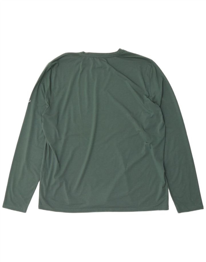 Mammut Mens Graphic Top Long Sleeve 2XL Green Polyester