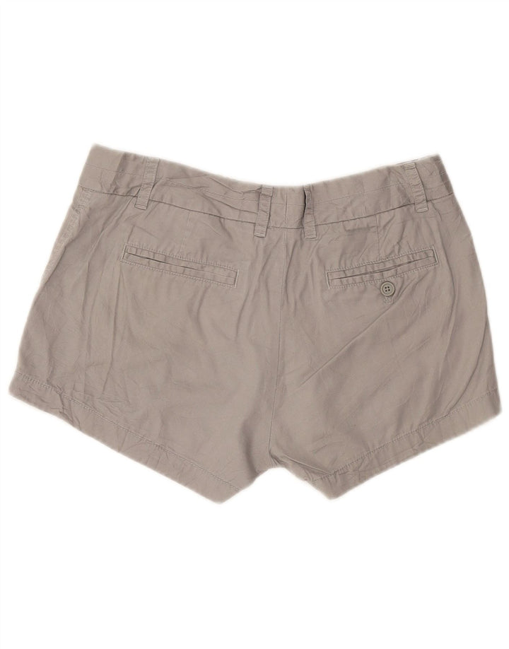 Crew Womens Chino Shorts US 6 Medium W25 Grey Cotton