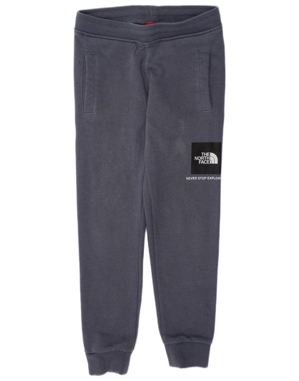 THE NORTH FACE Boys Tracksuit Trousers Joggers 5-6 Years XS Navy Blue