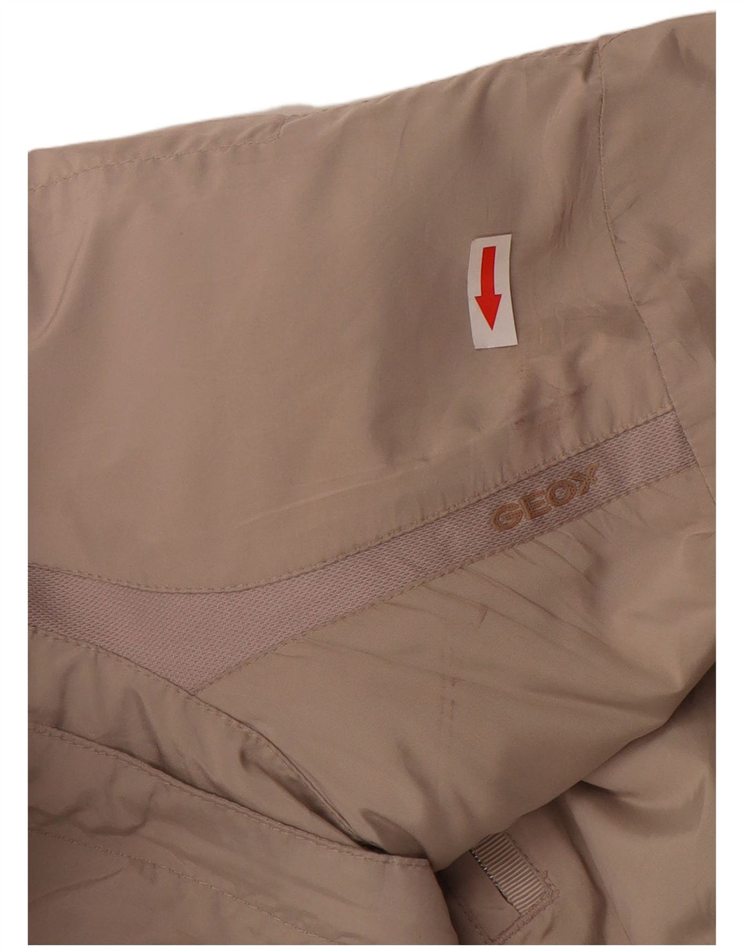 Geox Womens Respira Utility Jacket UK 14 Large Beige Polyester