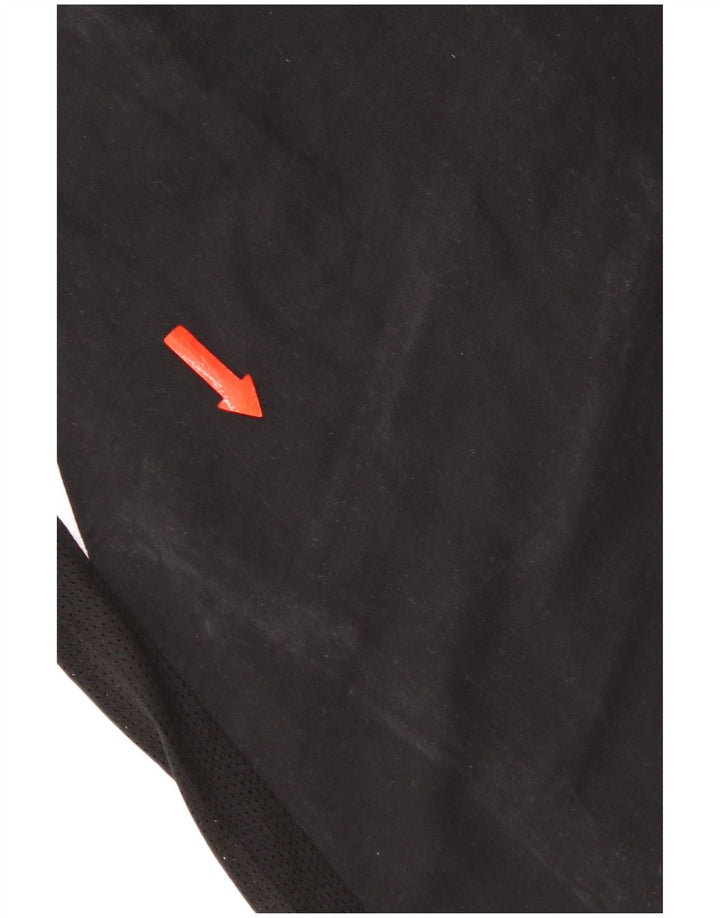 Lotto Mens Sport Shorts 2XL Black Colourblock Polyester