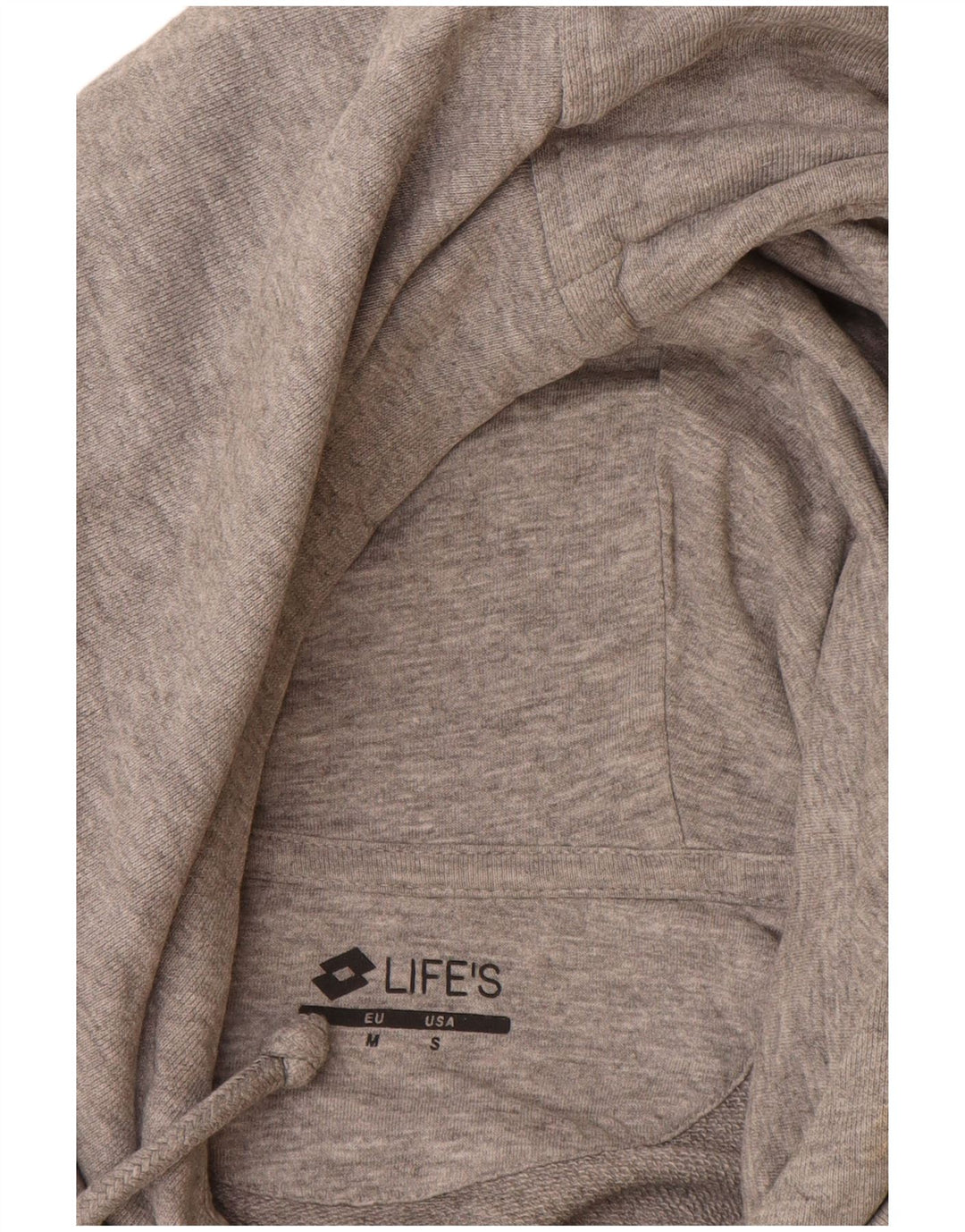 Lotto Mens Hoodie Jumper Medium Grey Cotton