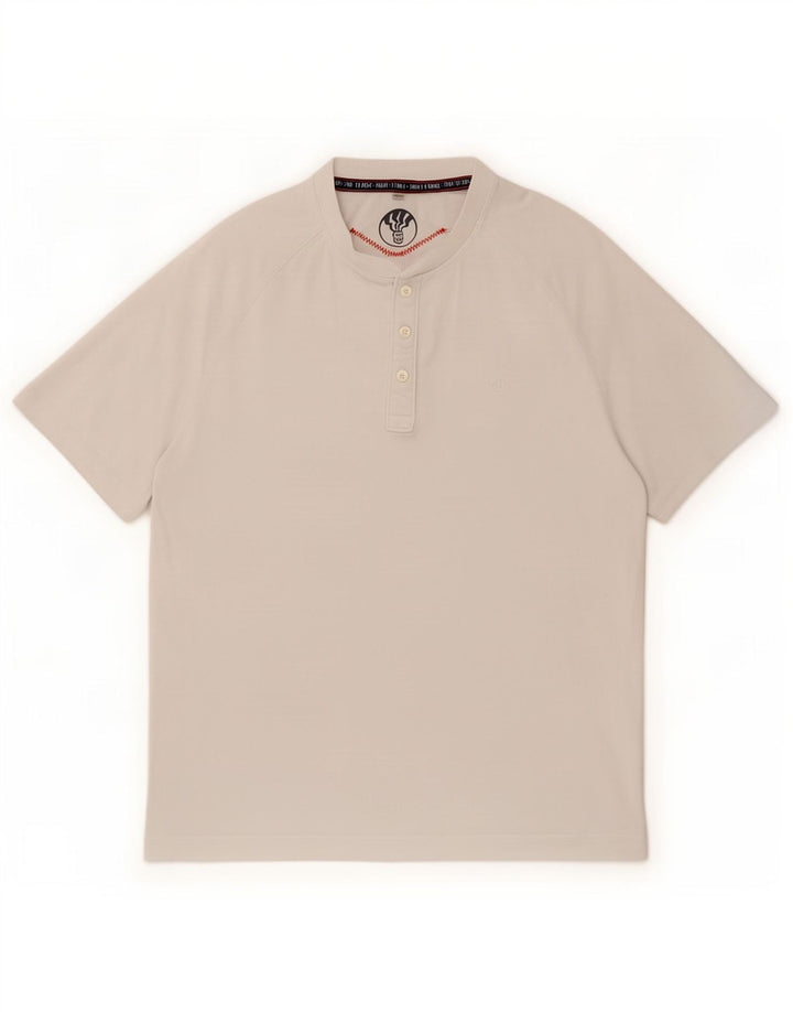 Fat Face Mens T-Shirt Top Medium White Cotton