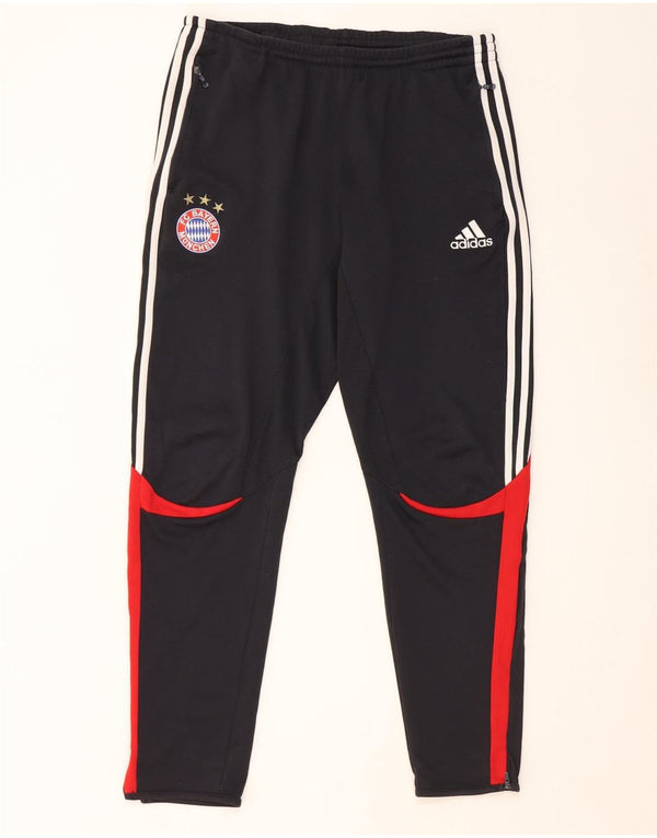 Adidas Womens FC Bayern Munchen Tracksuit Trousers UK 44/46 Large Navy Blue
