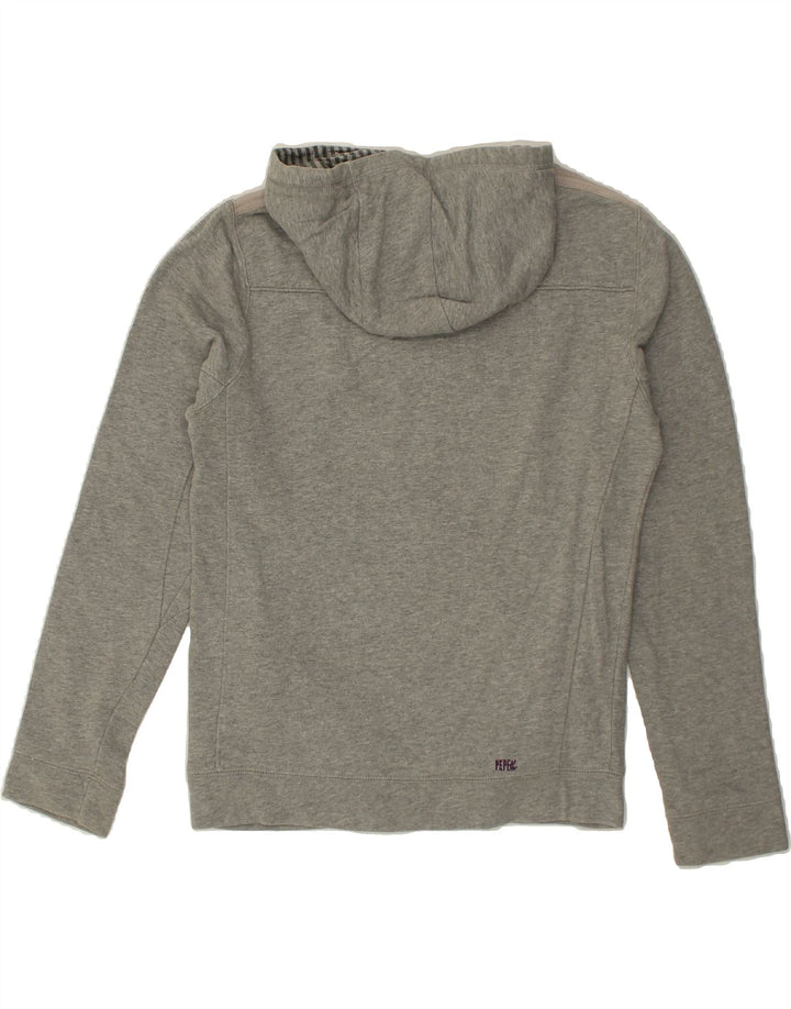 PEPE JEANS Mens Graphic Hoodie Jumper Small Grey | Vintage PEPE Jeans | Thrift | Second-Hand PEPE Jeans | Used Clothing | Messina Hembry 