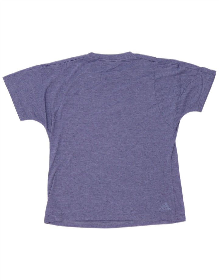 ADIDAS Mens Graphic T-Shirt Top Small Purple