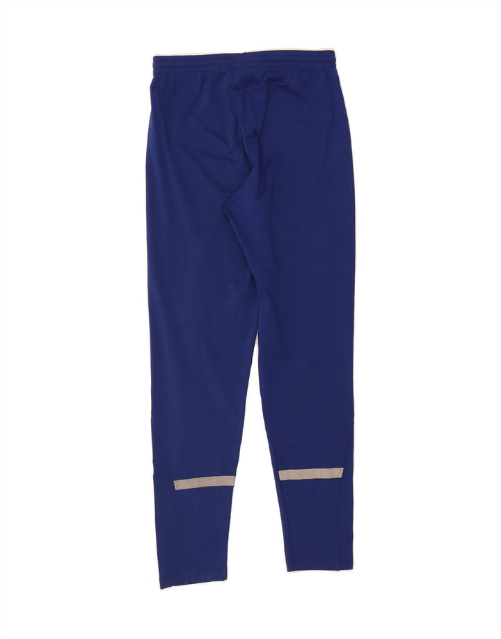 ASICS Boys Tracksuit Trousers 13-14 Years XL Navy Blue Polyester Vintage Asics and Second-Hand Asics from Messina Hembry 