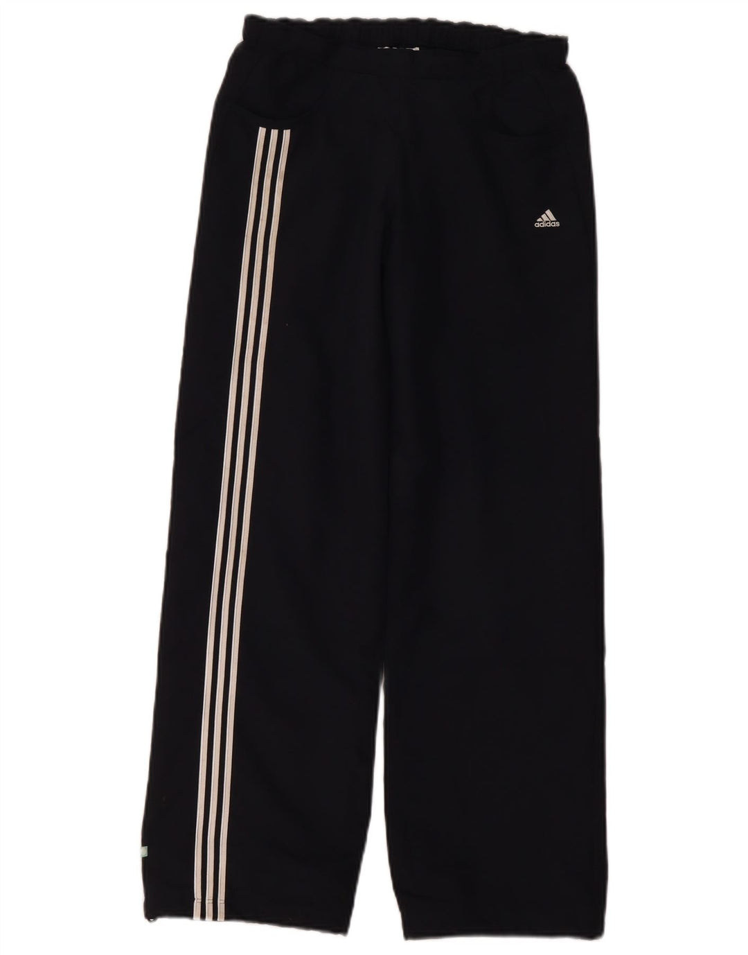 ADIDAS Boys Tracksuit Trousers 11-12 Years  Black Polyester