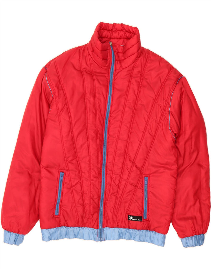 GOLDEN TEAM Mens Reversible Jacket IT 54 2XL Blue Striped Polyamide Vintage Golden Team and Second-Hand Golden Team from Messina Hembry 