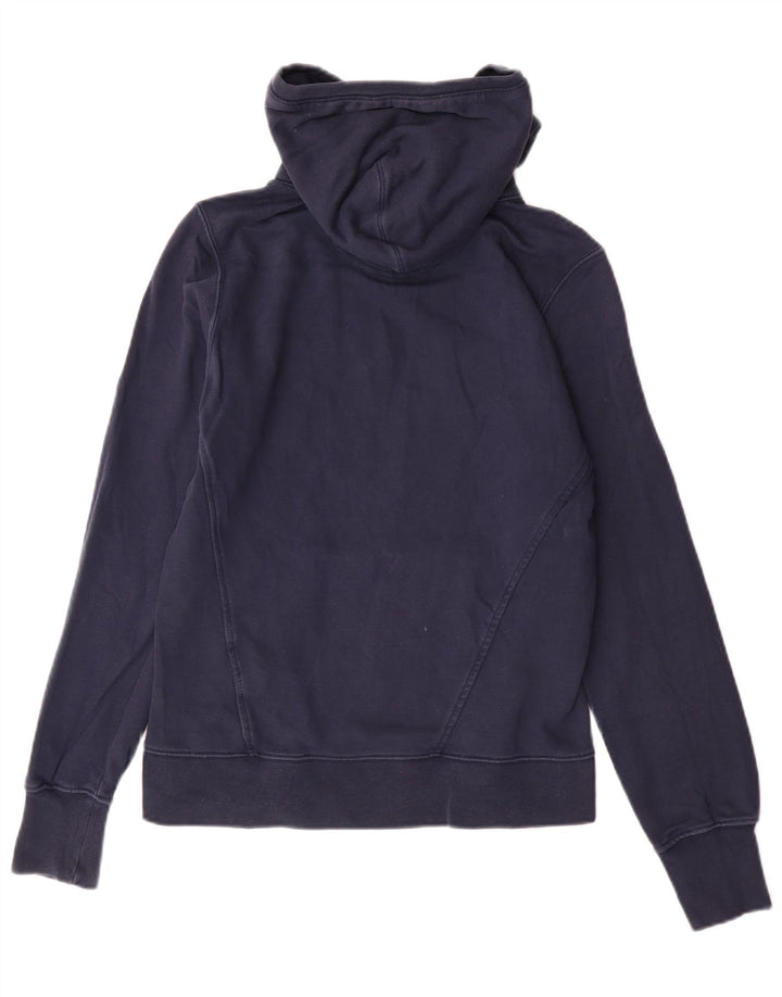 CHAMPION Womens Heritage Classics Hoodie Jumper UK 12 Medium Navy Blue