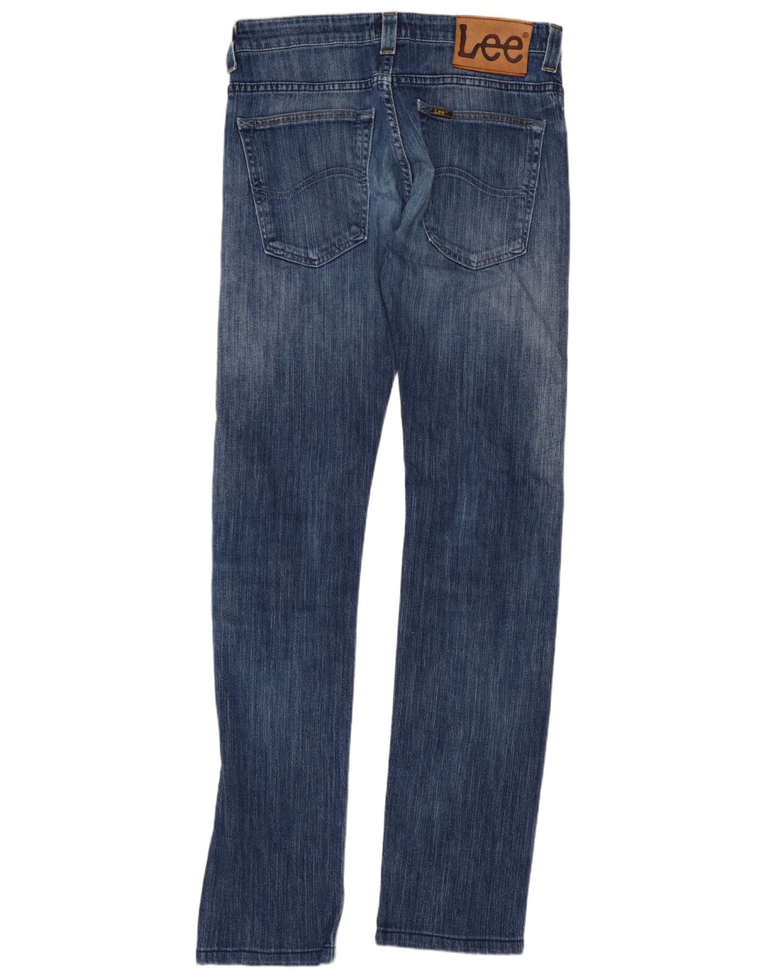 Lee Mens Powell Slim Jeans W32 L36 Blue Cotton