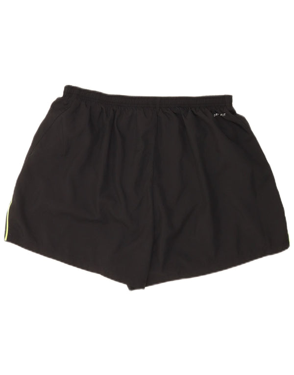Nike Mens Sport Shorts 2XL  Black Colourblock Polyester
