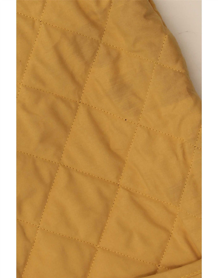 Wilkes&Akerman Mens Quilted Jacket UK 38 Medium Yellow Polyester
