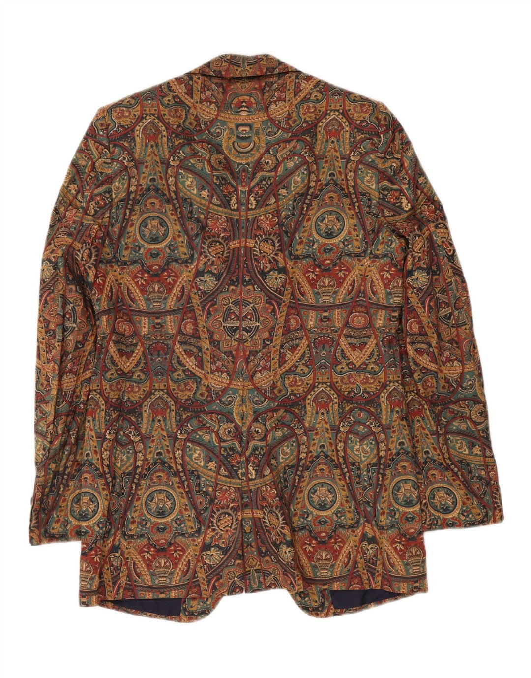 VINTAGE Mens 3 Button Blazer Jacket UK 36 Small Multicoloured Paisley