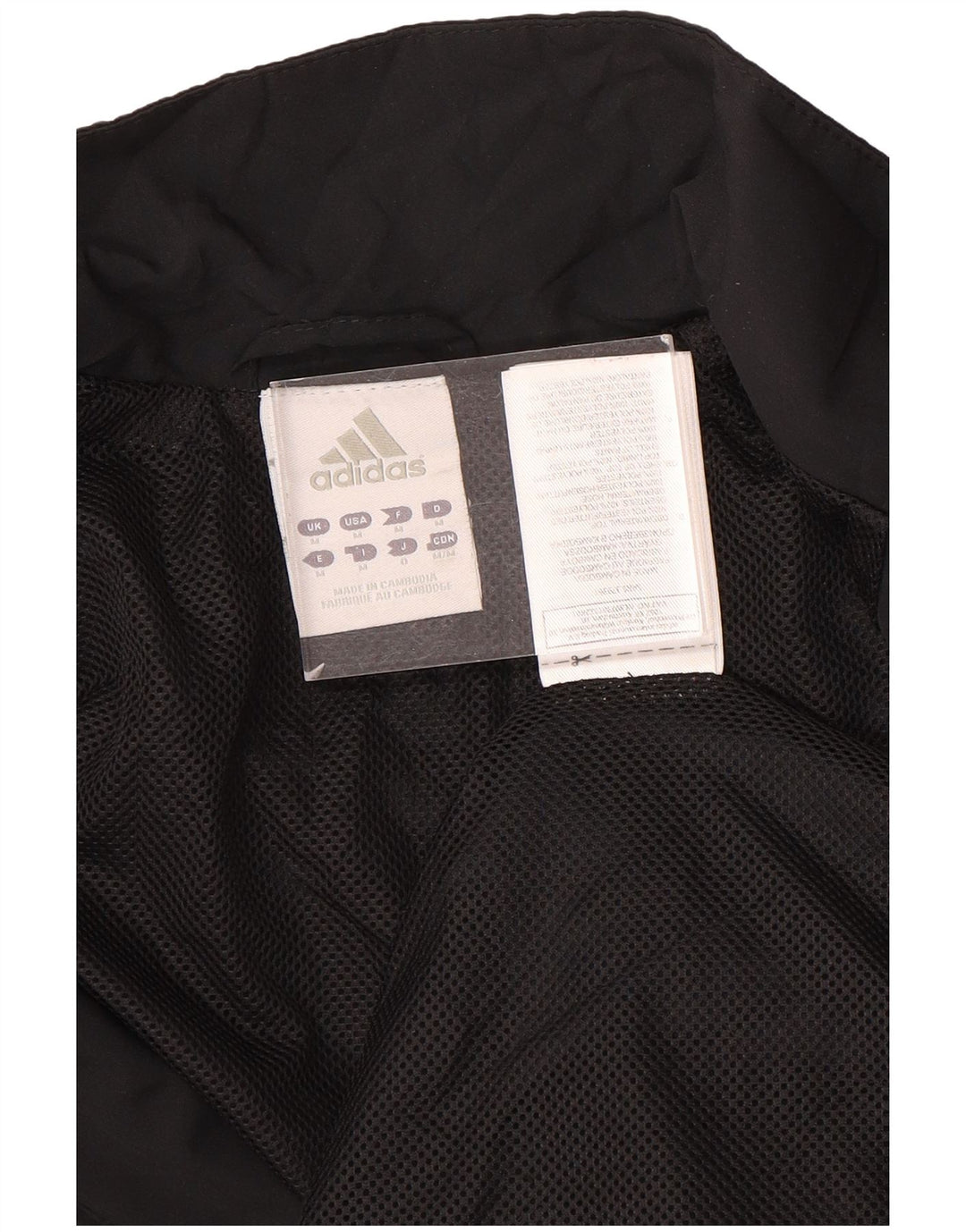 Adidas Mens Climalite Tracksuit Top Jacket Medium Black Colourblock
