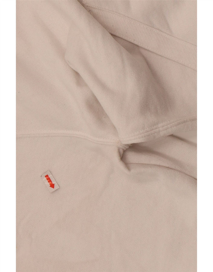 Champion Mens Graphic Hoodie Jumper Large White Polyester