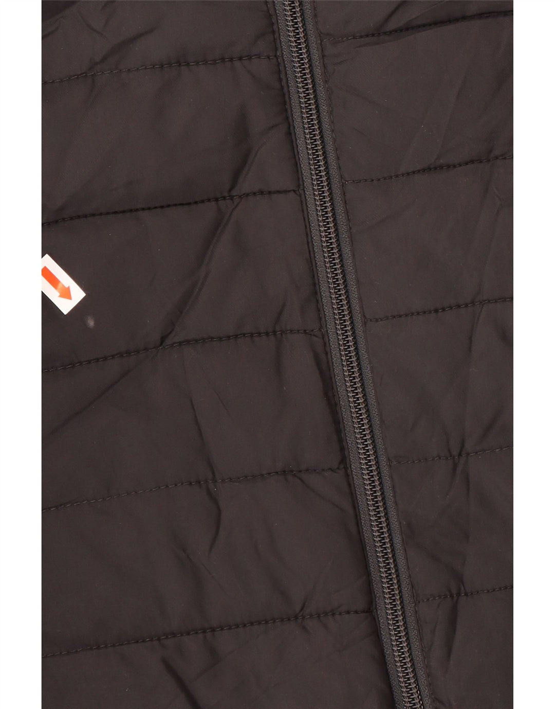 QUIKSILVER Boys Hooded Padded Jacket 13-14 Years Large  Black