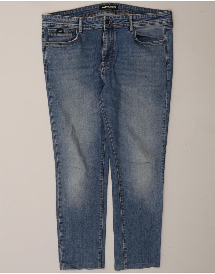 GAS Mens Slim Jeans W38 L28 Blue Cotton Vintage Gas and Second-Hand Gas from Messina Hembry 