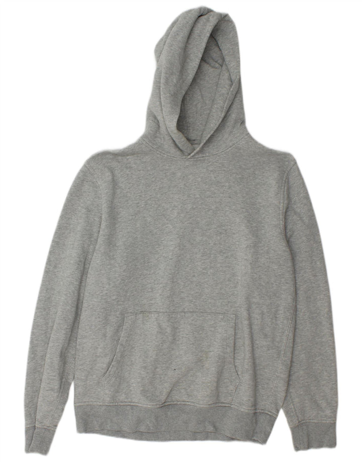 Gap Mens Hoodie Jumper Medium Grey Flecked Cotton