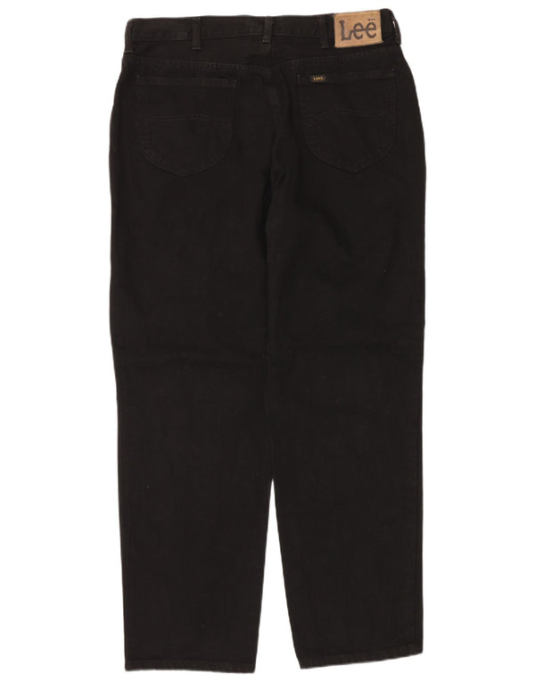 LEE Mens St.Louis Tapered Jeans W38 L32 Black Cotton
