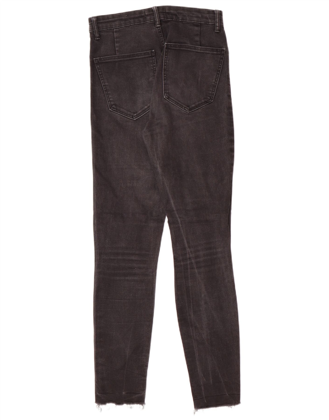 Zara Womens Distressed Skinny Jeans EU 36 XS W26 L27 Black Modern