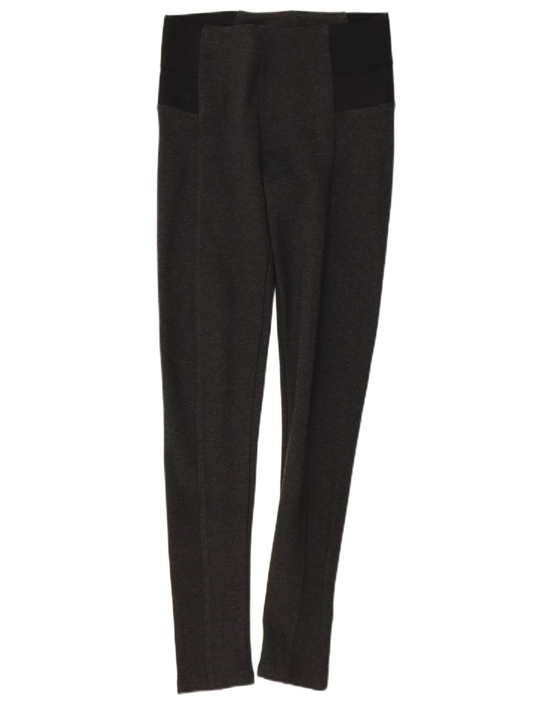 ZARA Womens Leggings UK 8 Small  Grey Colourblock Viscose