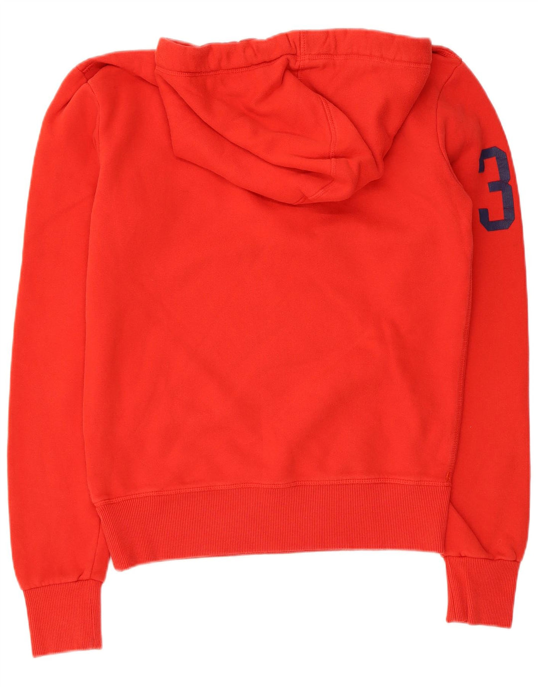 Superdry Mens Graphic Hoodie Jumper Small Red Cotton