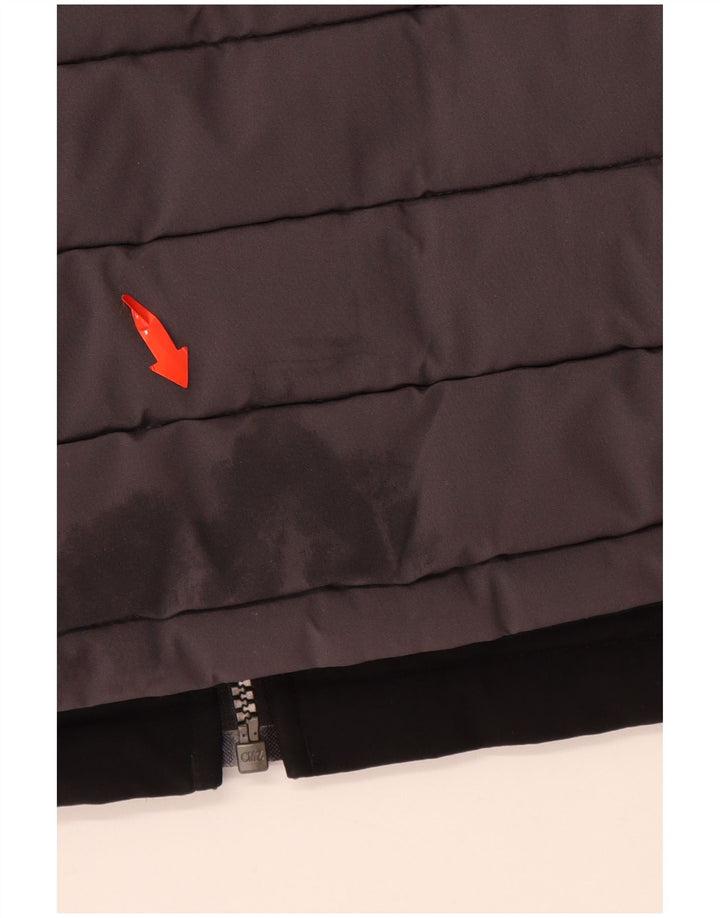 NAUTICA Mens Reversible Padded Jacket UK 40 Large Black Polyester