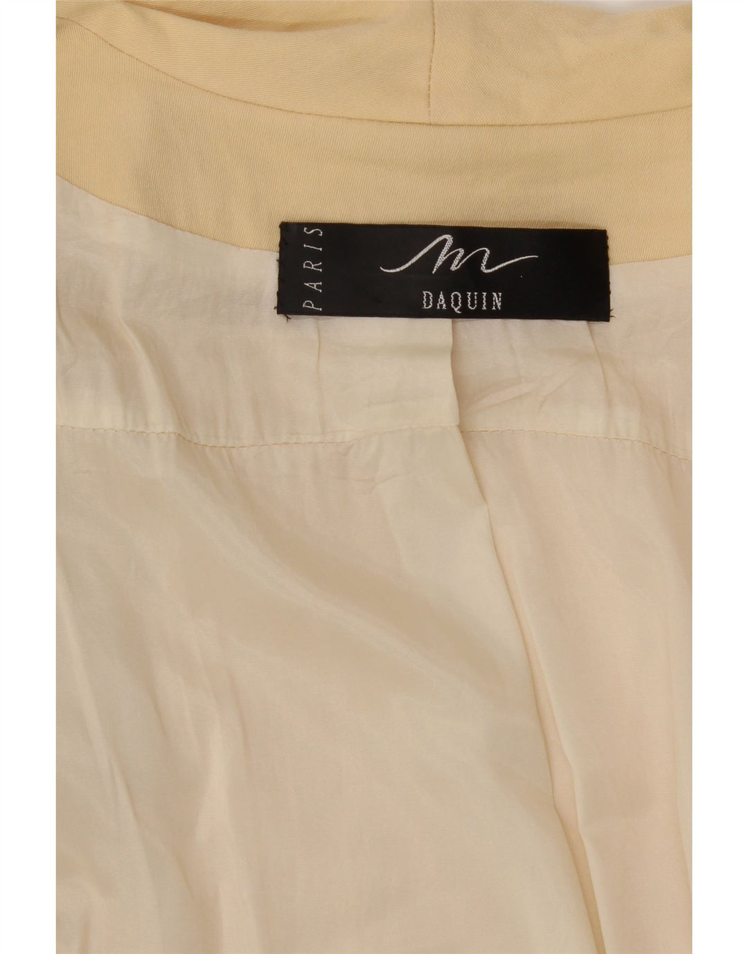 MAURICE DAQUIN Womens Open Blazer Jacket UK 20 2XL Yellow Wool Vintage Maurice Daquin and Second-Hand Maurice Daquin from Messina Hembry 