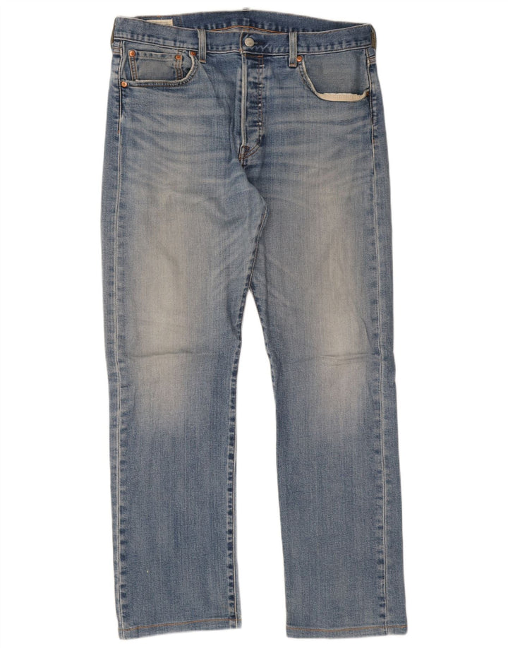Levi's Mens 501 Straight Jeans W34 L34 Blue