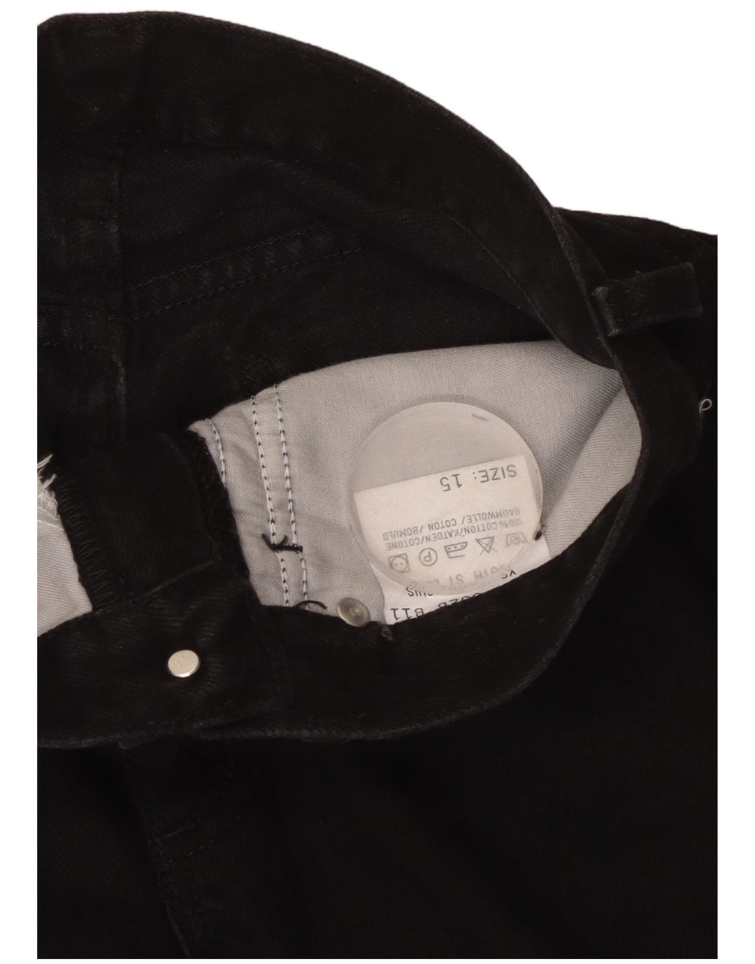 LEE Womens High Waist Tapered Jeans W28 L33 Black Cotton