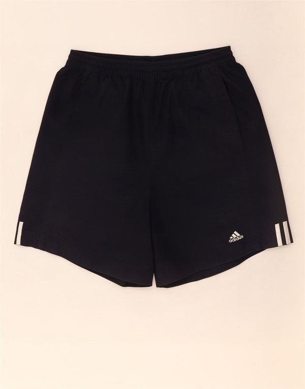 Adidas Mens Sport Shorts Medium Navy Blue Cotton