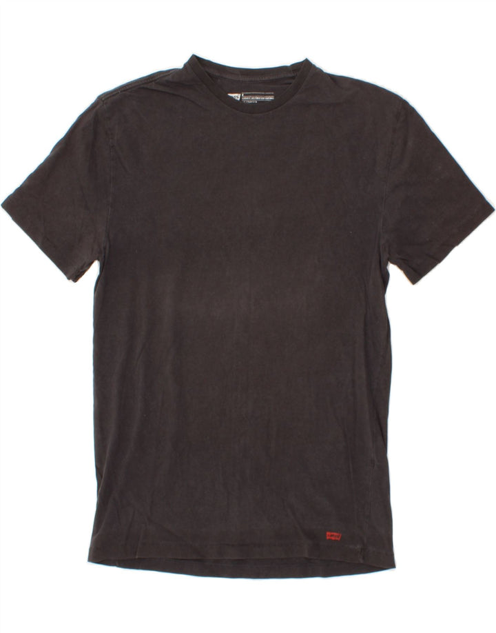 LEVI'S Womens T-Shirt Top UK 12 Medium Black Cotton Vintage Levi's and Second-Hand Levi's from Messina Hembry 