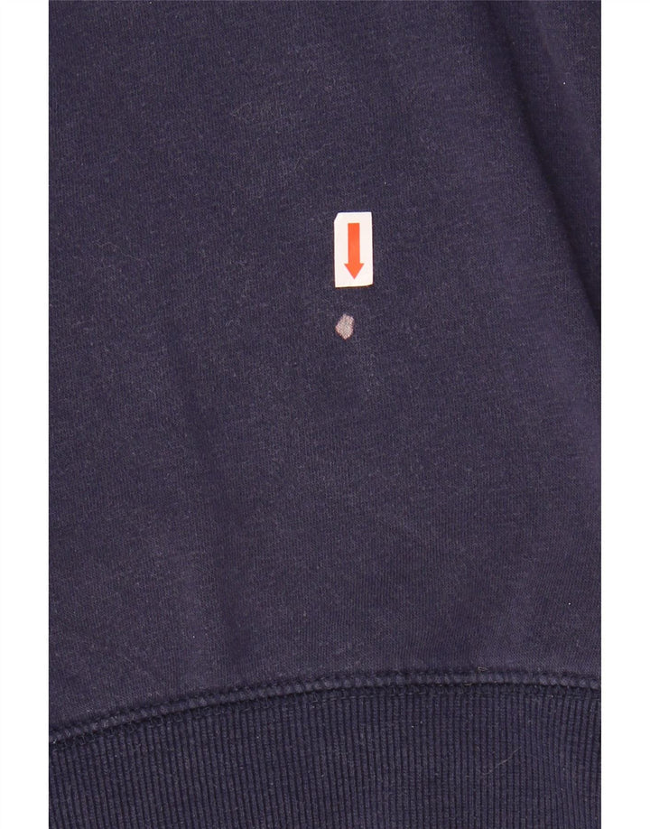 Champion Mens Graphic Sweatshirt Jumper Small Navy Blue Cotton