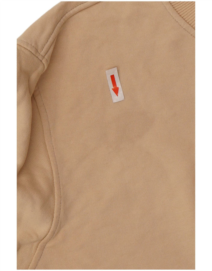 K-Way Mens Sweatshirt Jumper Large Beige Cotton