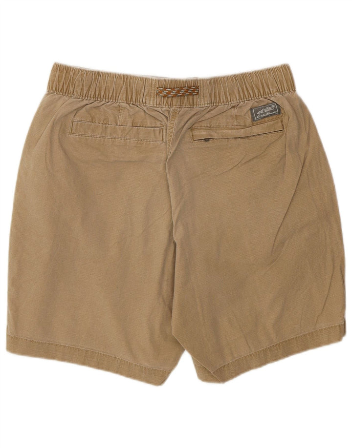 Eddie Bauer Mens Chino Shorts Medium W30 Beige Cotton