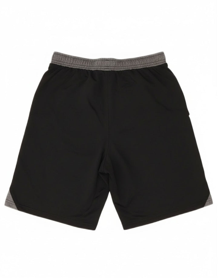 Under Armour Mens Graphic Sport Shorts Small Black Colourblock Polyester