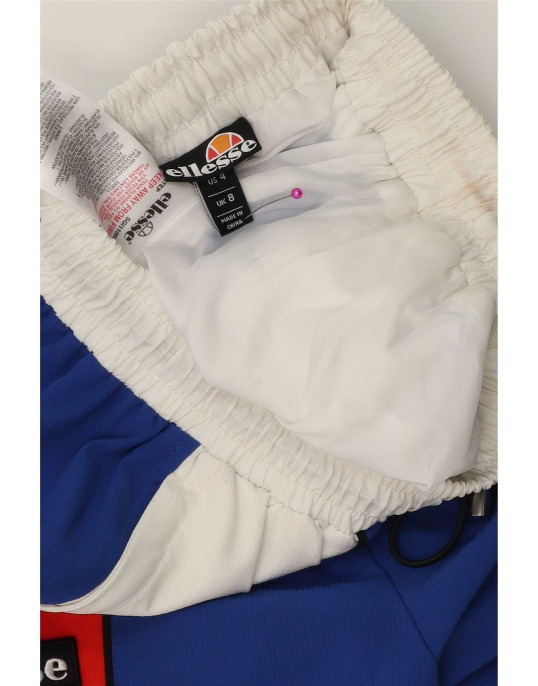 Ellesse Womens Tracksuit Trousers Joggers UK 8 Small Multicoloured